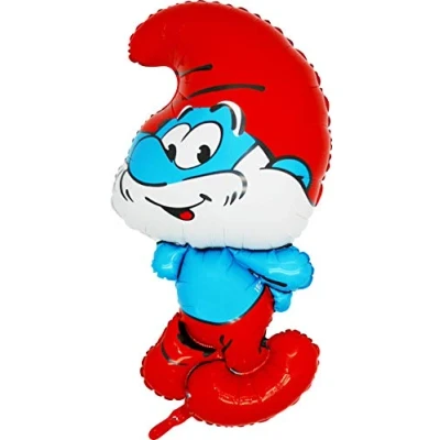 Afbeelding van Opblaasbare ballon &quot;De smurfen&quot; (papa smurf)