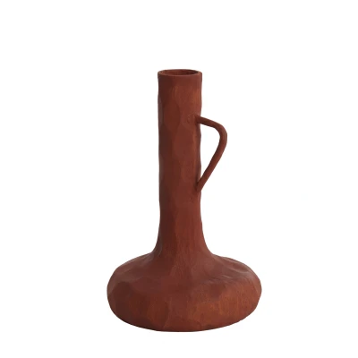 Afbeelding van Light &amp; Living Vaas CINGOLI Ø25x39cm Rood
