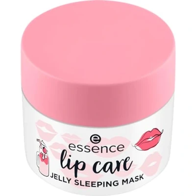 Afbeelding van essence lip care JELLY Sleeping Lippenmasker nr. 02, rood, hydraterend, regenererend, veganistisch, zonder conserveringsmiddelen, parabenen, microplasticdeeltjes, per stuk verpakt (8 g)