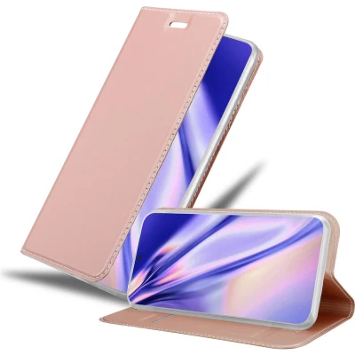 Afbeelding van Cadorabo Hoesje geschikt voor Samsung Galaxy S21 ULTRA in CLASSY ROSE GOUD Beschermhoes met magnetische sluiting, standfunctie en kaartvakje Book Case Cover Etui