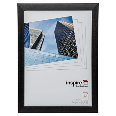 Afbeelding van Hampton fotokader Oxford, in 2 cm MDF, zwart, A4