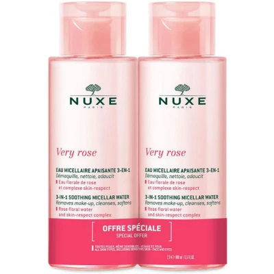 Afbeelding van Nuxe Very Rose Micel. Water Gevoel.3en1 Pn 2x400ml