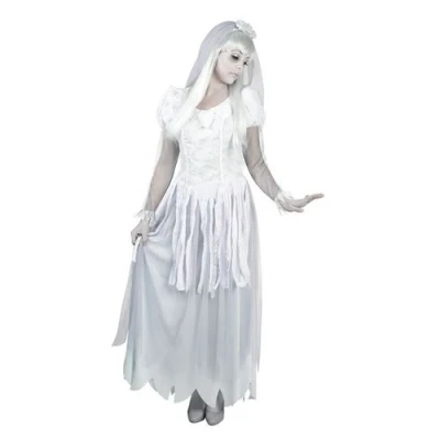 Image de Déguisement De Mariée Fantôme Femme L Blanc 79035