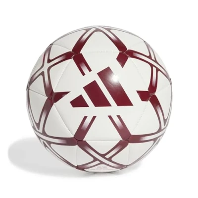 Afbeelding van Adidas bal starlancer IV CLB wit/bordeaux Maat 3