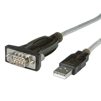 Afbeelding van Roline Computer Converter [1x USB A 2.0 stekker 1x RS232 stekker] 1.80 m