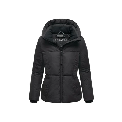Afbeelding van Navahoo Veste d&#039;hiver chaude matelassée pour femme avec grande capuche Fée Chuchotement 14 S à 3XL, Noir ,