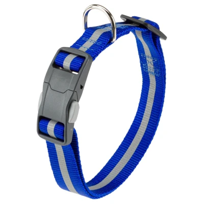 Afbeelding van Adori Klikhalsband Reflex Blauw&amp;Reflecterend Hondenhalsband 45 70X2.5 cm