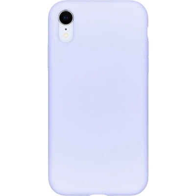 Afbeelding van Accezz Hoesje Siliconen Geschikt voor iPhone Xr Liquid Silicone Backcover Paars