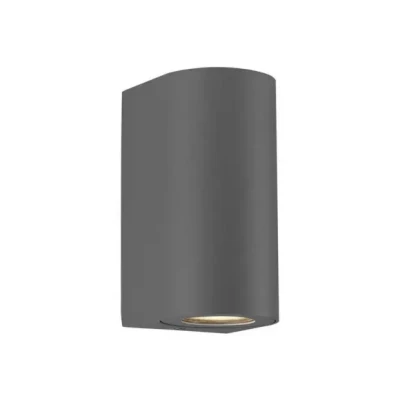 Afbeelding van Wandlamp Buiten Tweezijdig Grijs GU10Fitting Canto Maxi 2