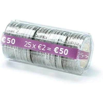 Afbeelding van Monetique L100TC200 muntzakjes, 2,00 euro, 100 stuks