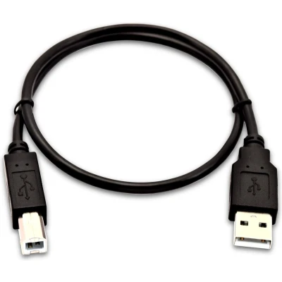 Afbeelding van USB A to B Cable V7 V7USB2AB 50C 1E Black