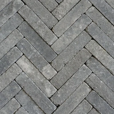 Afbeelding van Retrostones Plus grijs/zwart 5x20x6cm