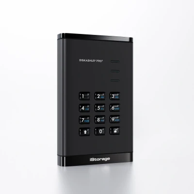 Afbeelding van iStorage diskAshur PRO3 HDD externe harde schijf 1TB USB 256 bit Zwart