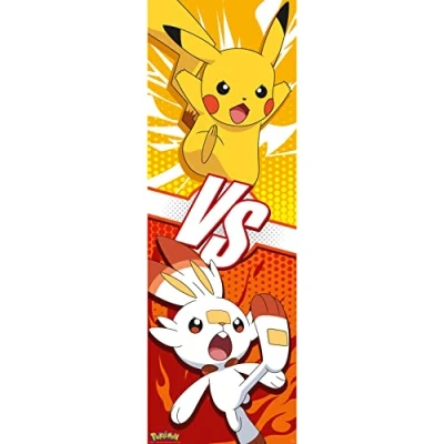 Afbeelding van Poster Pokemon Pikachu and Scorbunny 53x158cm