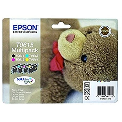 Afbeelding van Epson T0615 (C13T061540) Inktcartridge 4 kleuren Voordeelbundel