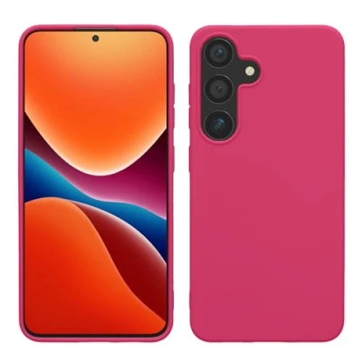 Afbeelding van kwmobile telefoonhoesje geschikt voor Samsung Galaxy S24 Hoesje smartphone Back cover in neon roze