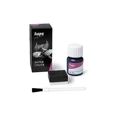 Afbeelding van KAPS Super Color kleuring voor leer, kunstleer en textiel, 25 ml, verschillende kleuren, marineblauw 117