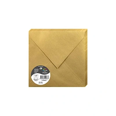 Image de Paquet de 20 enveloppes Pollen 165x165mm Or 120g