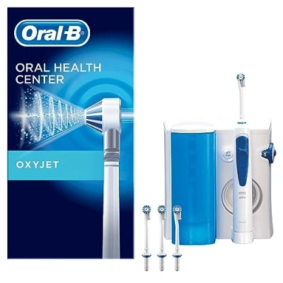 Afbeelding van Oral B Health Center Oxyjet Monddouche 4 Opzetstukken