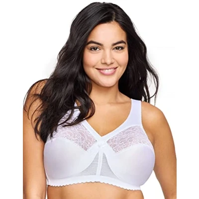 Afbeelding van Glamiorise MagicLift BH met voorsluiting voor dames, Wit., 100B