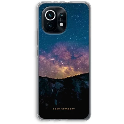 Afbeelding van Case Company® hoesje geschikt voor Xiaomi Mi 11 Travel to space Soft Cover Telefoonhoesje Bescherming aan alle Kanten en Schermrand