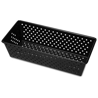 Afbeelding van Guardini, Geperforeerde broodbakvorm, 25 x 11 cm, staal met antiaanbaklaag, kleur zwart 88025