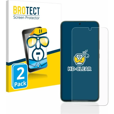 Afbeelding van BROTECT Schermbeschermer Clear (2 Stuk, Samsung Galaxy S22 5G), Smartphone beschermfolie, Transparant