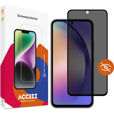 Afbeelding van Accezz Screenprotector Geschikt voor Samsung Galaxy S23 FE / A54 (5G) Gehard glas Privacy