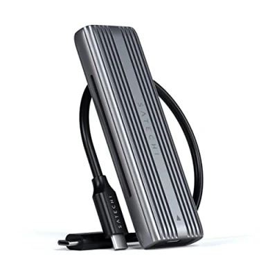 Afbeelding van Satechi USB C NVME and SATA SSD Enclosure grey ST UCNSEM
