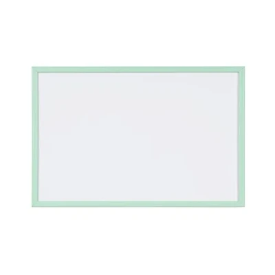 Afbeelding van Bi Office Magnetisch whiteboard, droog afwasbaar, houten frame, pastelgroen, MDF, 60 x 40 cm