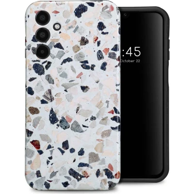 Afbeelding van Selencia Hoesje Geschikt voor Samsung Galaxy A15 (5G) / (4G) Vivid Backcover Chic Terazzo