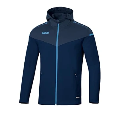 Afbeelding van Jas met kap Champ 2.0 Marine/donkerblauw/hemelsblauw / M