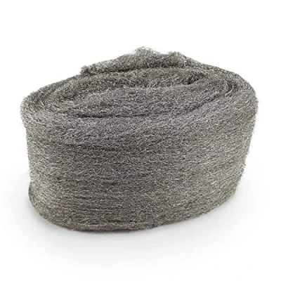 Afbeelding van ✮Frans merk✮ CZ Store® staalwol kwaliteit 0000 ✮✮✮✮ Krasbestendig rvs staalwol, 120 gram, ijzerwol voor onderhoud en afwerking van hout/glas/metaal, drukbestendig