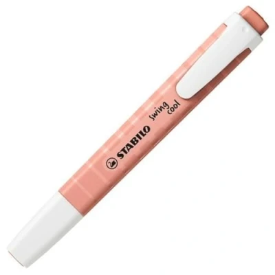 Afbeelding van STABILO SWING COOL naturecolor markeerstift, sienna (rozebruin) 10 stuks