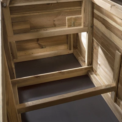 Afbeelding van Voldux Kippenhok Fenne 190x75x78 cm Naturel