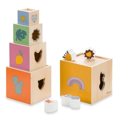 Afbeelding van Hauck Stack N Raise stapelspeeltje FSC® gecertificeerd