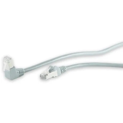 Afbeelding van S/FTP CAT6 Gigabit netwerkkabel haaks/recht / grijs 10 meter