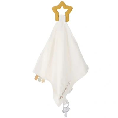 Afbeelding van Little Dutch Knuffeldoekje Met Bijtring Newborn Naturals