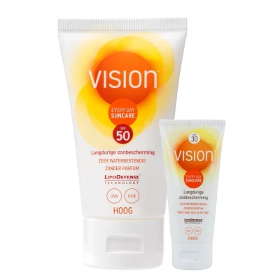 Afbeelding van 2x Vision Zonnebrand Every Day Sun SPF 50 180 ml
