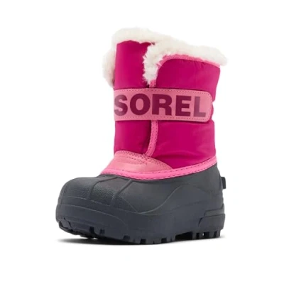 Afbeelding van Sorel CHILDRENS SNOW COMMANDER™ BOOT Youth Unisex Little Snowboots Tropic Pink, Deep Blush Maat 25