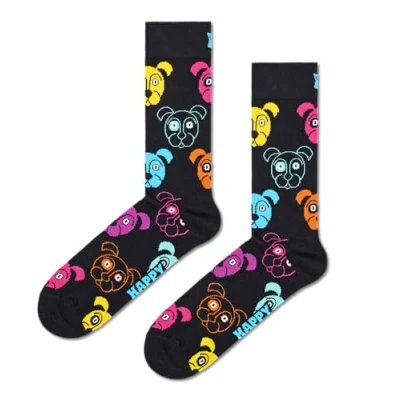 Afbeelding van Happy Socks Dog Heren Sokken Zwart Maat 47 51