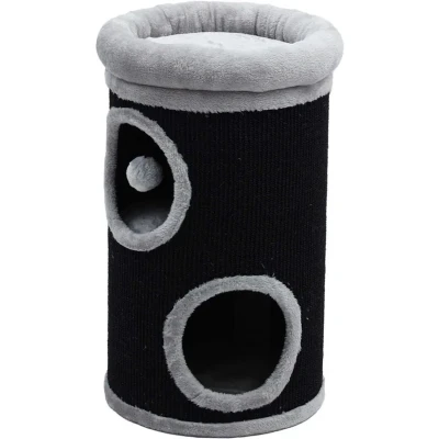 Afbeelding van Boon klimton sisal 2 gaats zwart/grijs 66x38cm