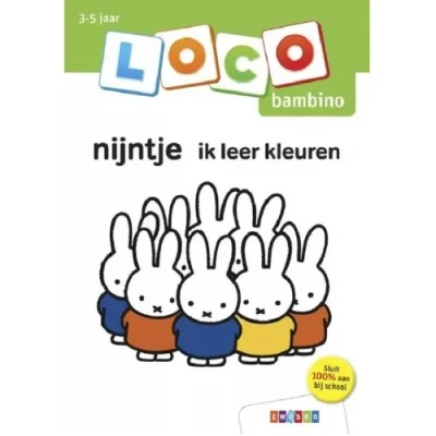 Afbeelding van Uitgeverij zwijsen loco bambino nijntje ik leer kleuren
