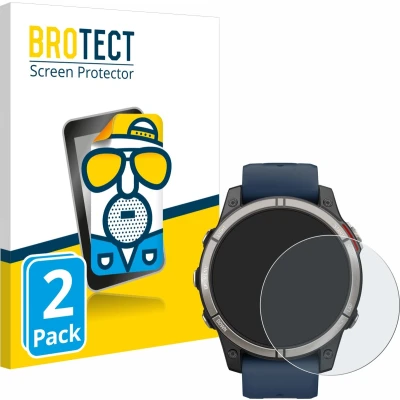 Afbeelding van BROTECT Entspiegelungsfolie Displayschutz Displayschutzfolie Folie Matt, Smartwatch beschermfolie, Grijs