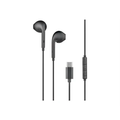 Image de BIGBEN Connected Écouteurs avec micro embout auriculaire filaire USB C noir
