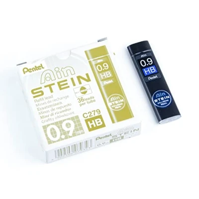 Afbeelding van Pentel C279 HB etui met 36 vullingen 0,9 mm voor vulpotloden, 12 stuks
