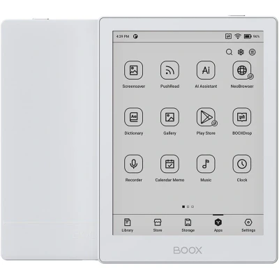 Afbeelding van Boox Go 6 6&quot; e inkt reader Wit Android 11, Play Store