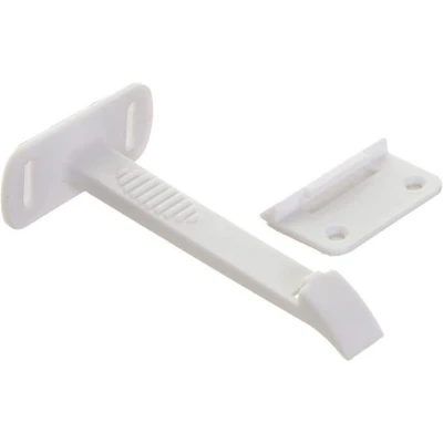 Afbeelding van Dreambaby Veiligheidshaakjes Keukenkastjes Kinderbeveiliging voor Kasten Kastslot Kast Beveiliging Baby Eenvoudig te Monteren lang 4 stuks