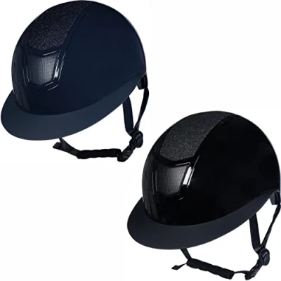 Afbeelding van HKM Cap Shiny Diamond Donkerblauw 59 61cm