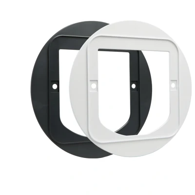 Afbeelding van Sureflap Microchip Kattenluik Bevestigingsadapter Kattendeur Grijs Wit